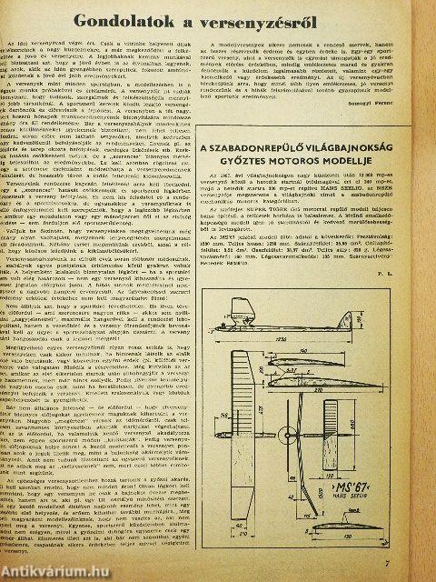 Modellezés 1968. (nem teljes évfolyam)
