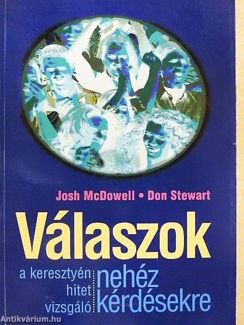 Válaszok a keresztyén hitet vizsgáló nehéz kérdésekre