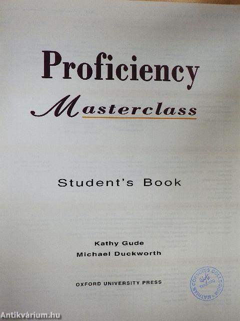 Proficiency Masterclass - Student's Book