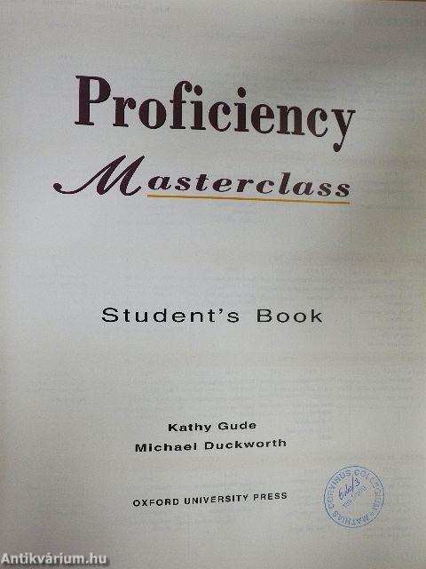 Proficiency Masterclass - Student's Book