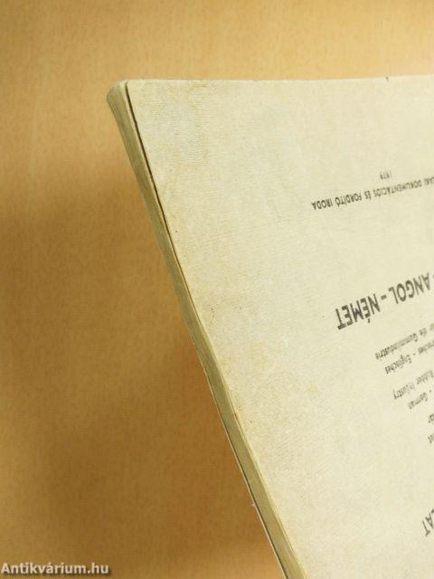 Magyar-Angol-Német Gumiipari Szakszótár