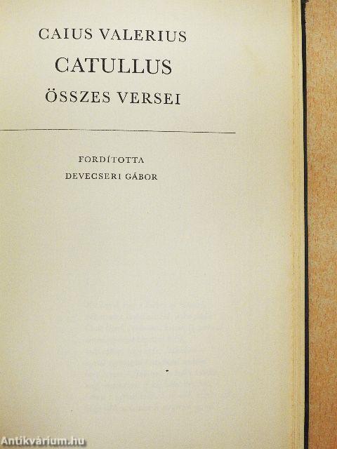 Caius Valerius Catullus összes versei