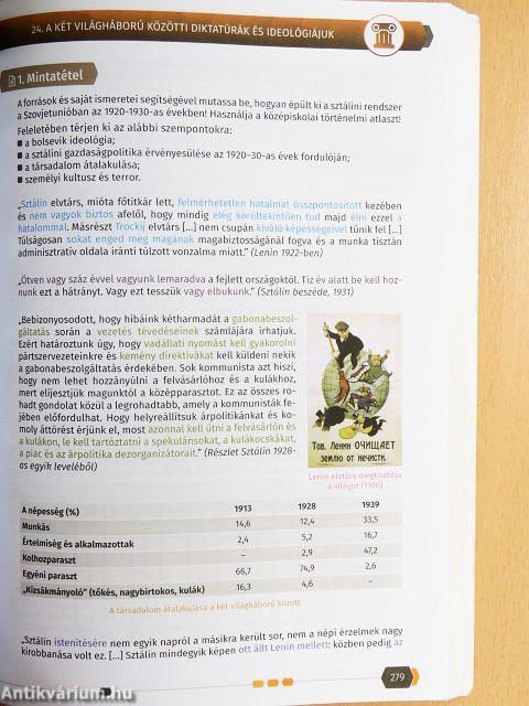 2021. évi érettségi tételek történelemből