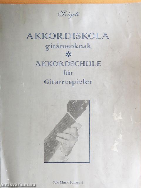 Akkordiskola gitárosoknak