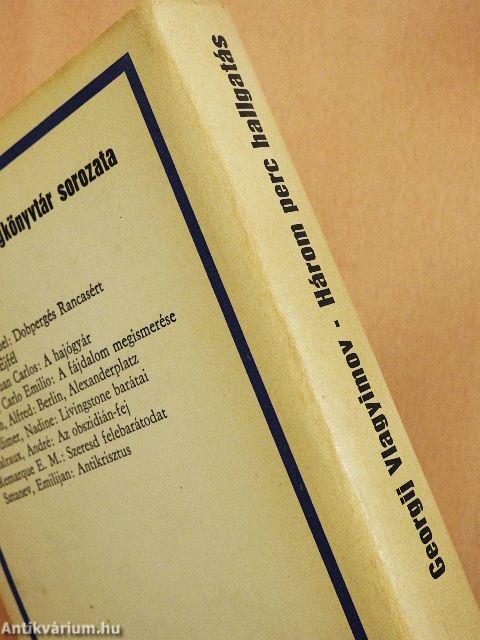 Három perc hallgatás