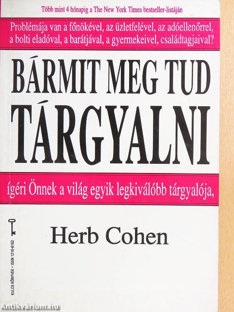 Bármit meg tud tárgyalni