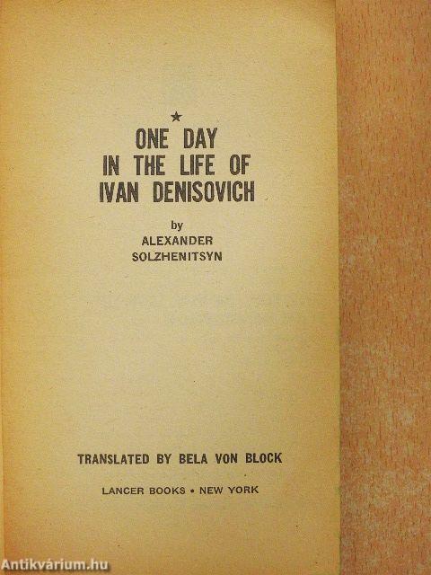 One Day in the Life of Ivan Denisovich