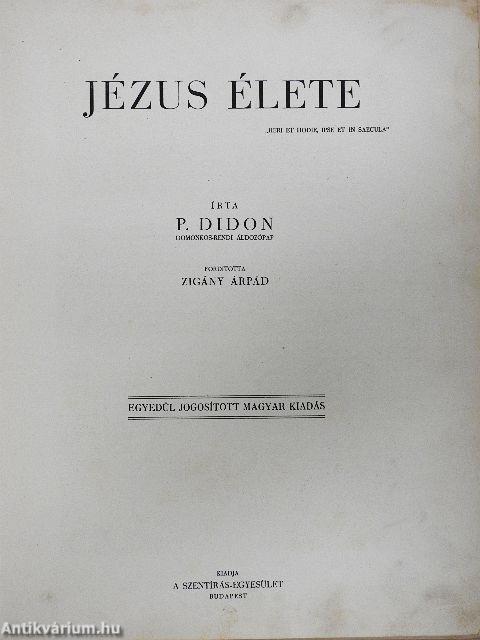 Jézus élete
