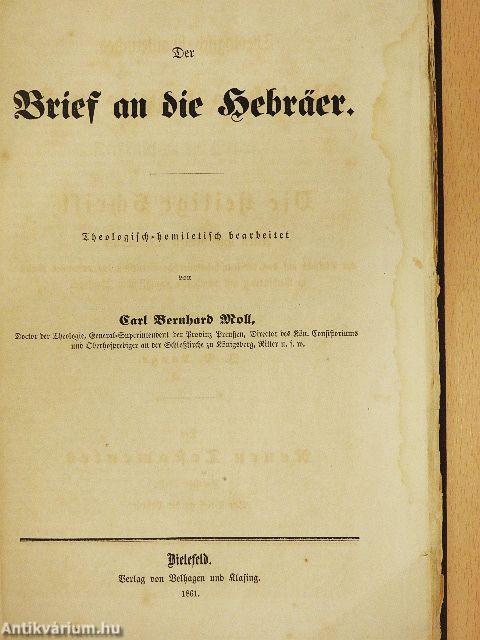 Der Brief an die Hebräer (gótbetűs)