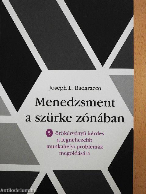 Menedzsment a szürke zónában