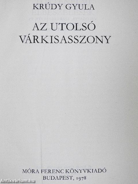 Az utolsó várkisasszony