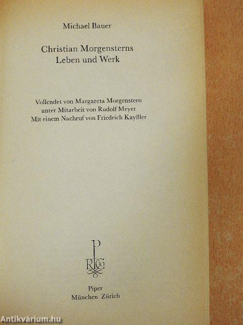 Christian Morgensterns Leben und Werk