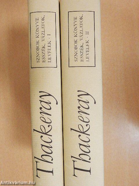 Sznobok könyve, esszék, vázlatok, levelek I-II.