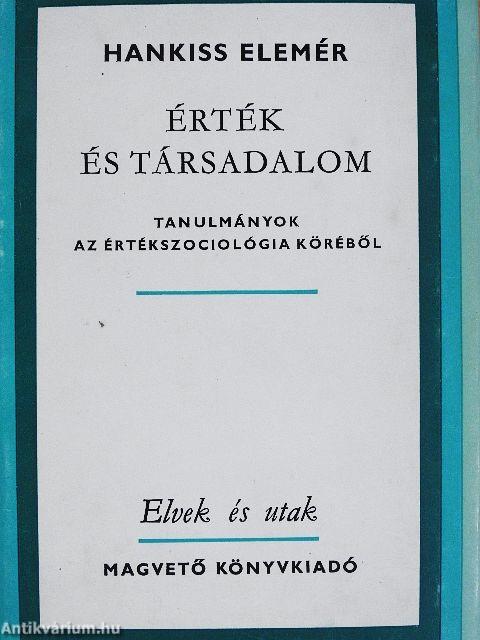 Érték és társadalom