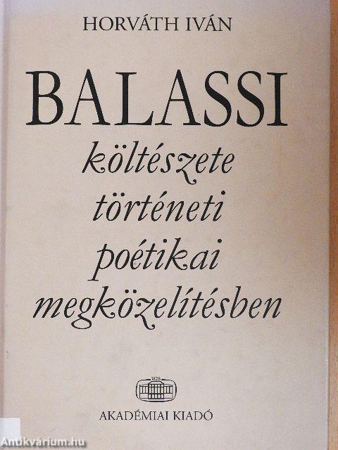 Balassi költészete történeti poétikai megközelítésben