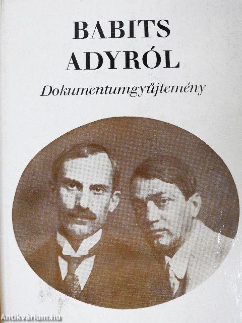Babits Adyról