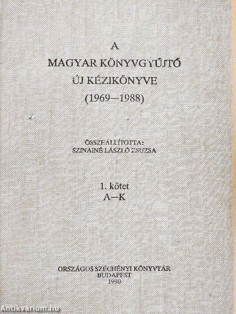 A Magyar Könyvgyűjtő új kézikönyve 1-3.