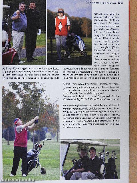 Hungarian Golf kincses kalendáriuma 2005