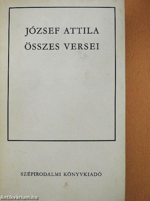 József Attila összes versei