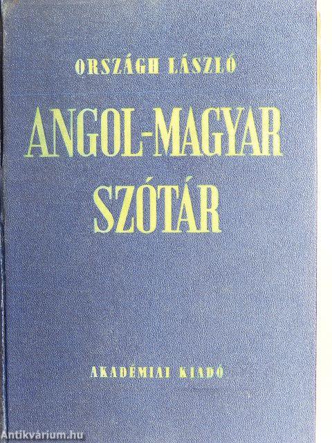 Angol-magyar szótár