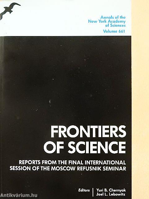 Frontiers of Science