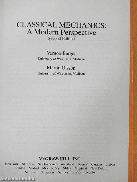 Classical Mechanics: A Modern Perspective