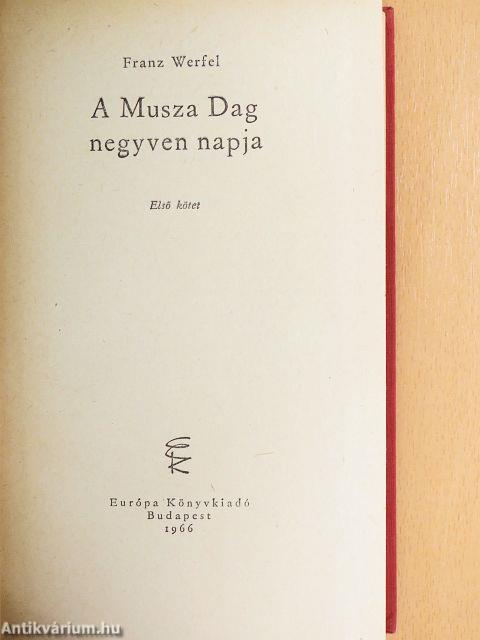 A Musza Dag negyven napja I-II.