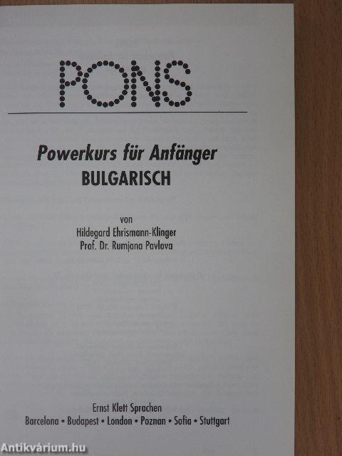 Pons Powerkurs für Anfänger Bulgarisch - 2 CD-vel