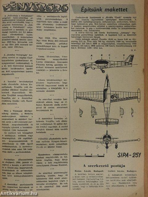 Modellezés 1964. (nem teljes évfolyam)