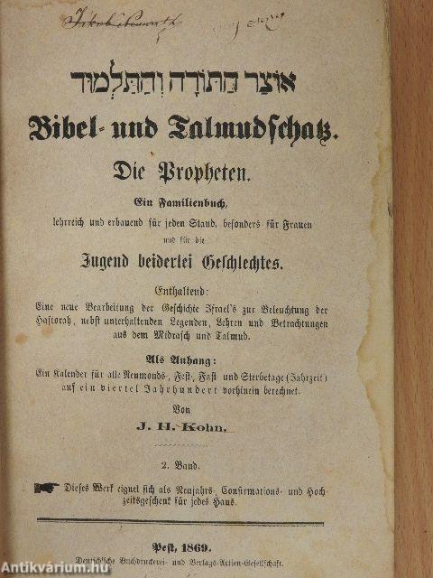 Bibel- und Talmudschatz II. (gótbetűs)