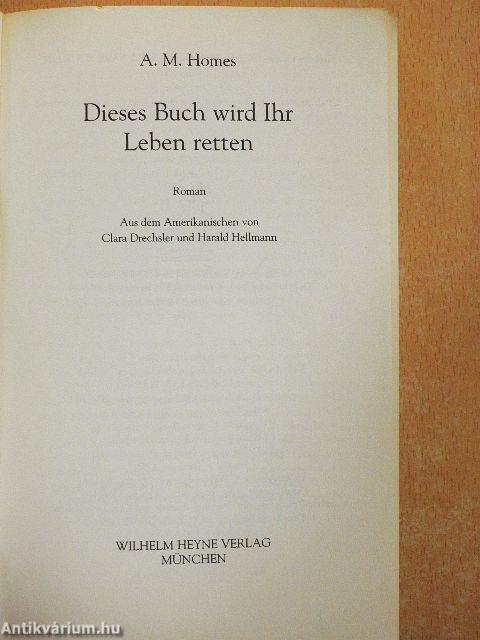 Dieses Buch wird Ihr Leben retten