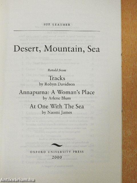 Desert, mountain, sea