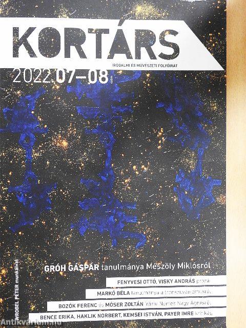 Kortárs 2022. július-agusztus