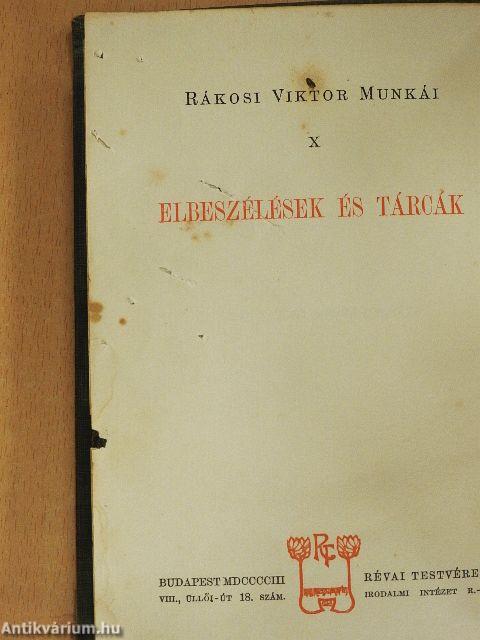 Elbeszélések és tárcák