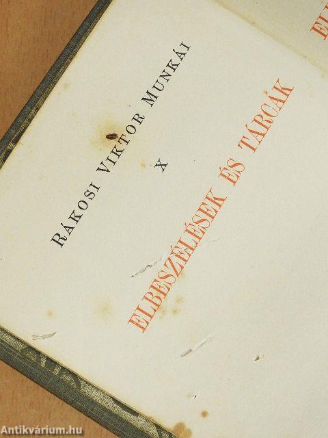 Elbeszélések és tárcák