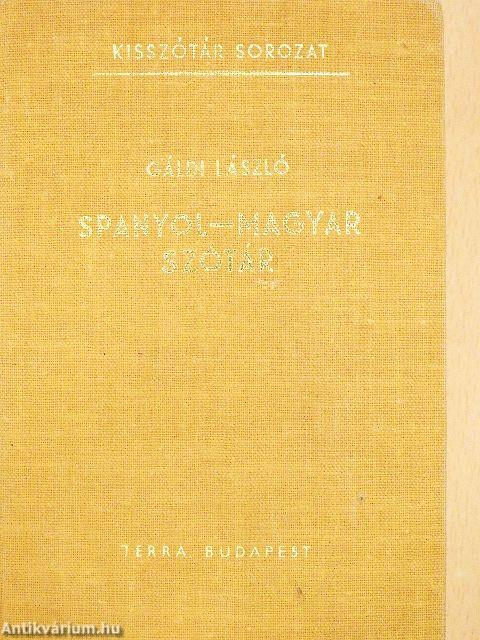 Spanyol-magyar szótár