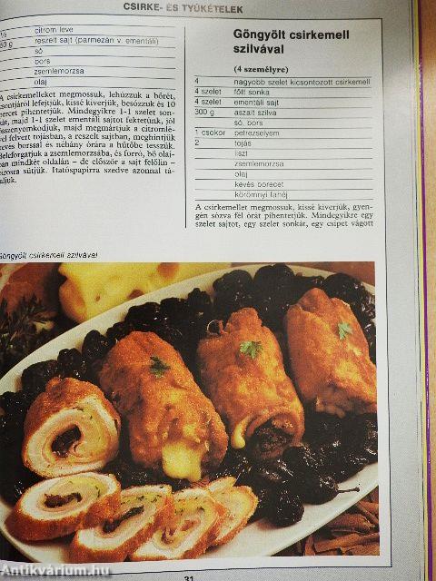 99 szárnyasétel 33 színes ételfotóval