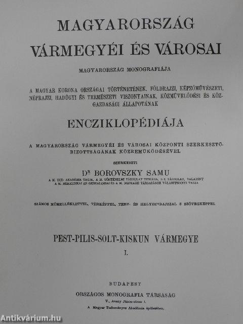 Pest-Pilis-Solt-Kiskun vármegye I.