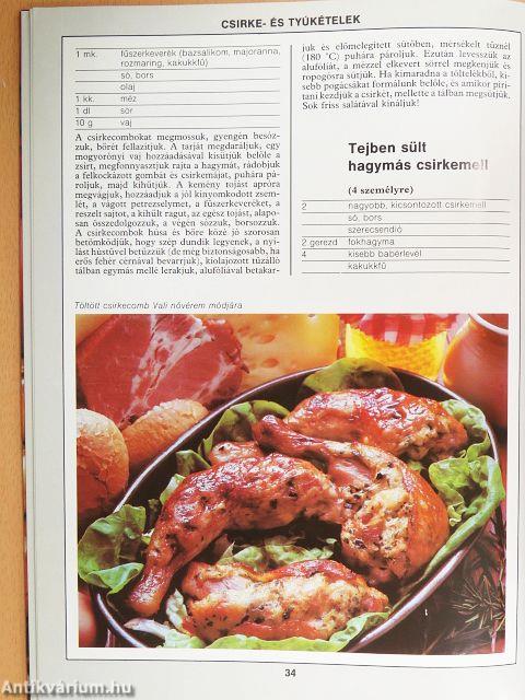 99 szárnyasétel 33 színes ételfotóval