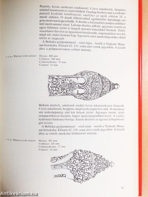 A sárvári Nádasdy Ferenc Múzeum fegyvergyűjteménye