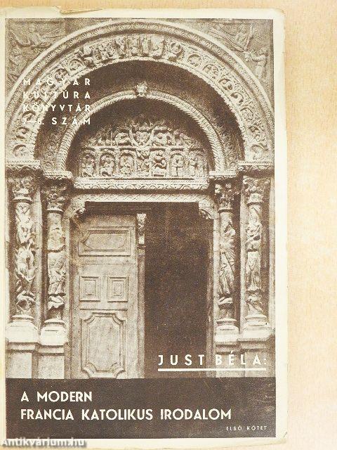 A modern francia katolikus irodalom I.