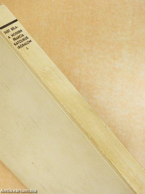 A modern francia katolikus irodalom I.