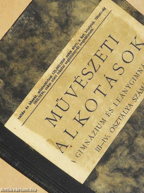 Művészeti alkotások I.