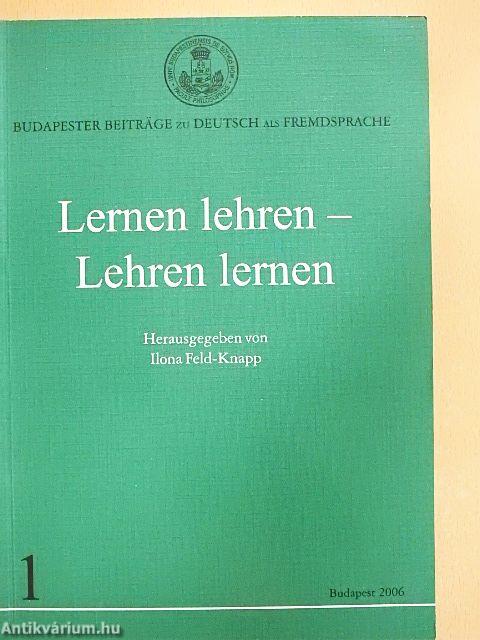 Lernen lehren - Lehren lernen