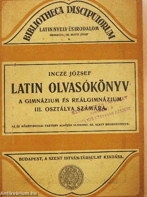 Latin olvasókönyv
