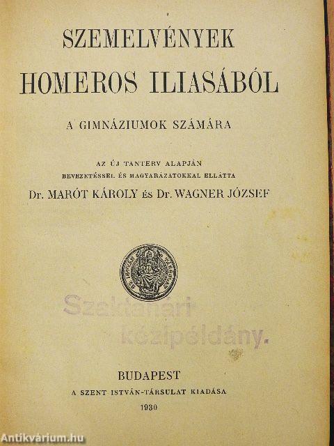 Szemelvények Homeros Iliasából