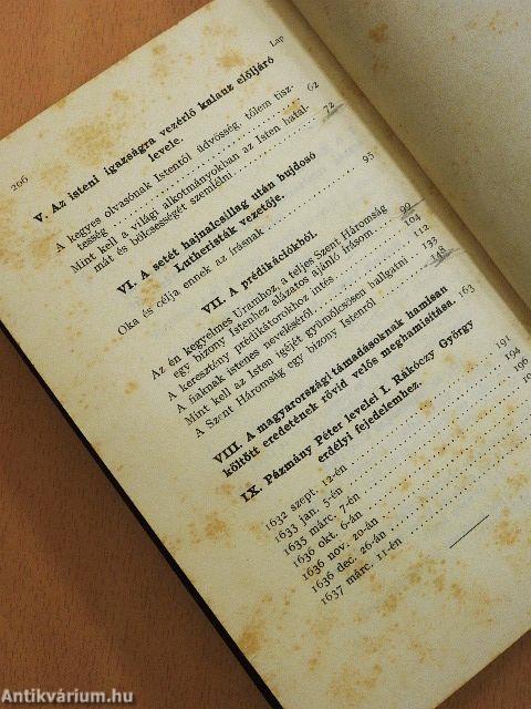 Pázmány Péter műveiből