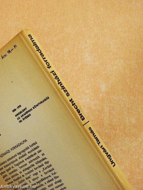 Brecht színházi forradalma