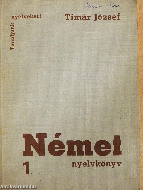 Német nyelvkönyv 1.