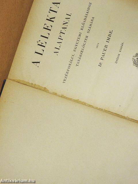 A lélektan alaptanai/A logika alaptanai